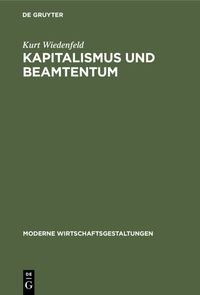 Produktbild: Kapitalismus und Beamtentum