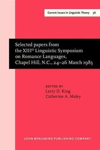 Produktbild: Selected papers from the XIIIth Linguistic Symposium on Romance
