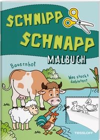 Produktbild: Schnipp Schnapp Malbuch. Bauernhof. Was steckt dahinter?