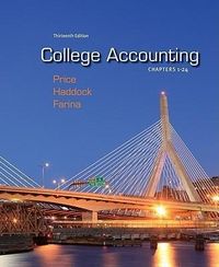 Produktbild: Price, J: College Accounting Chapters 1-24 with Connect Plus