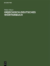 Produktbild: Griechisch-Deutsches W&ouml;rterbuch