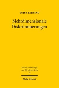 Produktbild: Mehrdimensionale Diskriminierungen