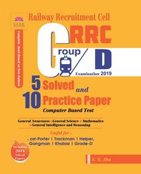 Produktbild: Rrc Group D 5 Solved and 10 Practice Papers 2019