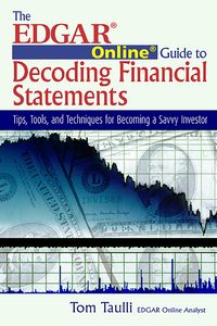 Produktbild: EDGAR Online Guide to Decoding Financial Statements