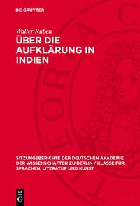 Produktbild: &Uuml;ber die Aufkl&auml;rung in Indien