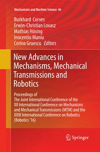 Produktbild: New Advances in Mechanisms, Mechanical Transmissions and Robotics