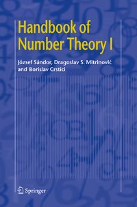 Produktbild: Handbook of Number Theory I