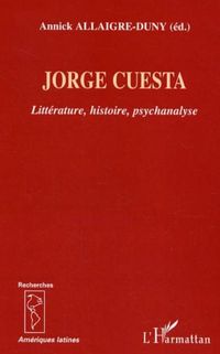 Produktbild: Jorge cuesta litterature histoire psycha