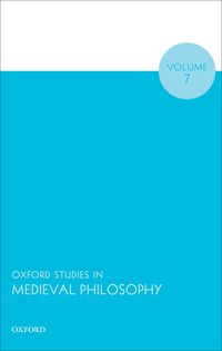 Produktbild: Oxford Studies in Medieval Philosophy Volume 7