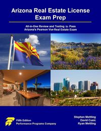 Produktbild: Arizona Real Estate License Exam Prep: All-in-One Review and Testing to Pass Arizona's Pearson Vue Real Estate Exam