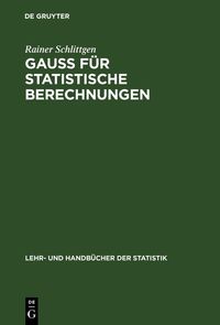 Produktbild: GAUSS f&uuml;r statistische Berechnungen