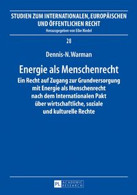 Produktbild: Energie als Menschenrecht