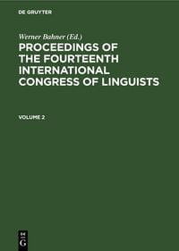 Produktbild: Proceedings of the Fourteenth International Congress of Linguists. Volume 2