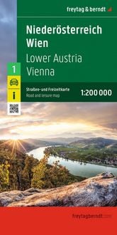 Produktbild: freytag & berndt Stra&szlig;enkarte Nieder&ouml;sterreich - Wien 1:200.000