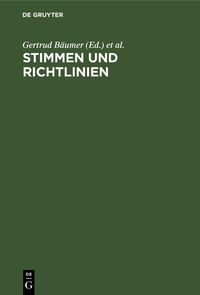 Produktbild: Stimmen und Richtlinien