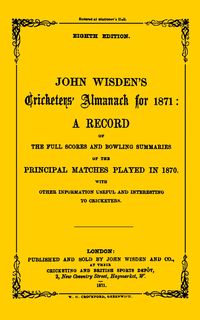 Produktbild: Wisden Cricketers' Almanack 1871