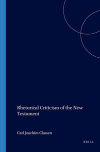 Produktbild: Rhetorical Criticism of the New Testament
