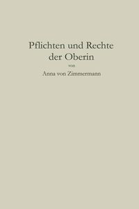 Produktbild: Pflichten und Rechte der Oberin