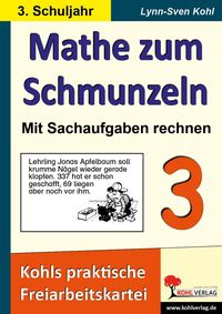 Produktbild: Mathe zum Schmunzeln - Sachaufgaben, 3. Schuljahr