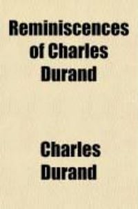 Produktbild: Reminiscences of Charles Durand