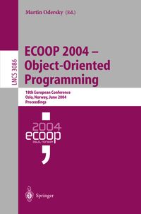 Bild vom Artikel ECOOP 2004 - Object-Oriented Programming vom Autor Martin Odersky