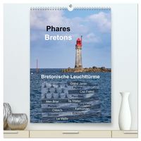 Produktbild: Phares Bretons Bretonische Leuchtt&uuml;rme (hochwertiger Premium Wandkalender 2026 DIN A2 hoch), Kunstdruck in Hochglanz