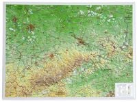 Produktbild: Reliefkarte Sachsen klein 1 : 650.000