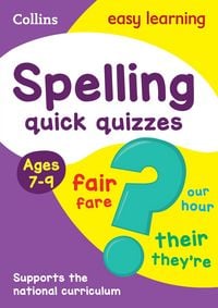 Produktbild: Spelling Quick Quizzes Ages 7-9