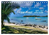 Produktbild: Mauritius - Holiday island in the Indian Ocean (Desk Calendar 2026 DIN A5 landscape), CALVENDO 12 Month DeskCalendar
