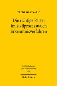 Produktbild: Die richtige Partei im zivilprozessualen Erkenntnisverfahren