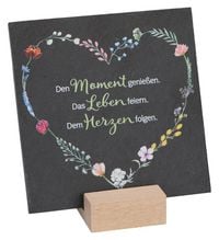 Produktbild: Schiefertafel - Den Moment genie&szlig;en