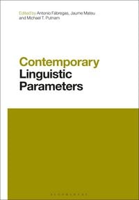 Produktbild: Contemporary Linguistic Parameters
