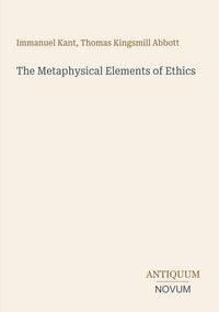 Produktbild: The Metaphysical Elements of Ethics