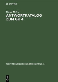 Produktbild: Antwortkatalog zum GK 4