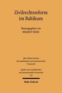 Produktbild: Zivilrechtsreform im Baltikum
