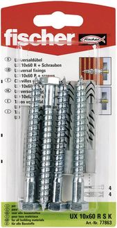 Bild vom Artikel Fischer UX 10 x 60 RS K Universaldübel 60mm 10mm 77863 1 Set vom Autor 