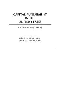 Produktbild: Capital Punishment in the United States