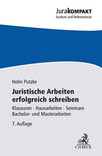 Bild vom Artikel Juristische Arbeiten erfolgreich schreiben vom Autor Holm Putzke