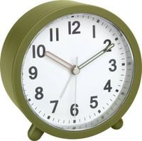 Produktbild: TFA Dostmann 60.1043.04 Quarz Wecker Oliv, Gr&uuml;n Alarmzeiten 1 Leisegang-Uhrwerk