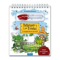 Produktbild: Tr&ouml;tsch Pettersson und Findus Zaubermalspa&szlig; mit Wasserstift Malblock