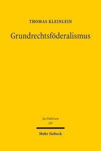 Produktbild: Grundrechtsf&ouml;deralismus