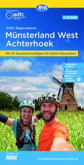 Bild vom Artikel ADFC-Regionalkarte Münsterland West / Flusslandschaft Achterhoek, 1:75.000, mit Tagestourenvorschlägen, reiß- und wetterfest, E-Bike-geeignet, GPS-Tra vom Autor 