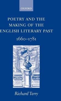 Produktbild: Poetry and the Making of the English Literary Past