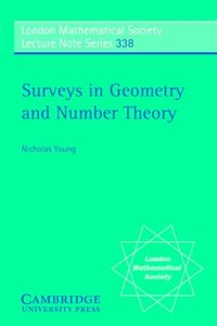 Produktbild: Surveys in Geometry and Number Theory