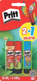 Produktbild: Pritt BTS Designstifte, Klebestifte 211g + 110 g, Blisterkarte