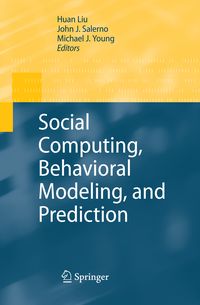 Produktbild: Social Computing, Behavioral Modeling, and Prediction