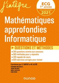 Produktbild: Ecg 1 mathematiques approfondies,
