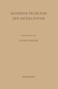 Produktbild: Moderne Probleme der Metallphysik