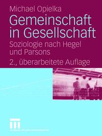 Produktbild: Gemeinschaft in Gesellschaft