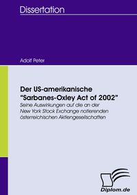 Produktbild: Der US-amerikanische "Sarbanes-Oxley Act of 2002"